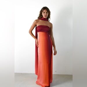 NWT yllwthelabel Vivia Scarf Dress - L